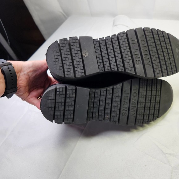 Tommy Hilfiger Women's Dark Blue Tommy Jeans Yvonne Lace-Up Ankle Boots Size 10 - Picture 11 of 12